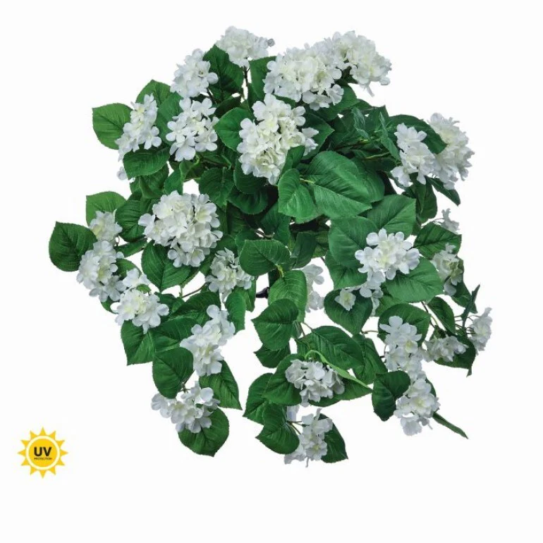 27" UV Hanging Hydrangea Plant - Image 3