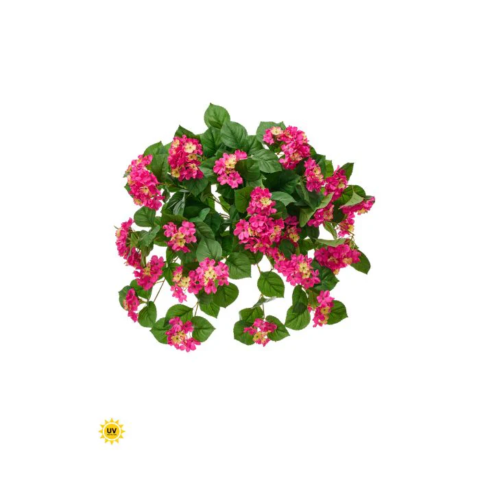 27" UV Hanging Hydrangea Plant - Image 4