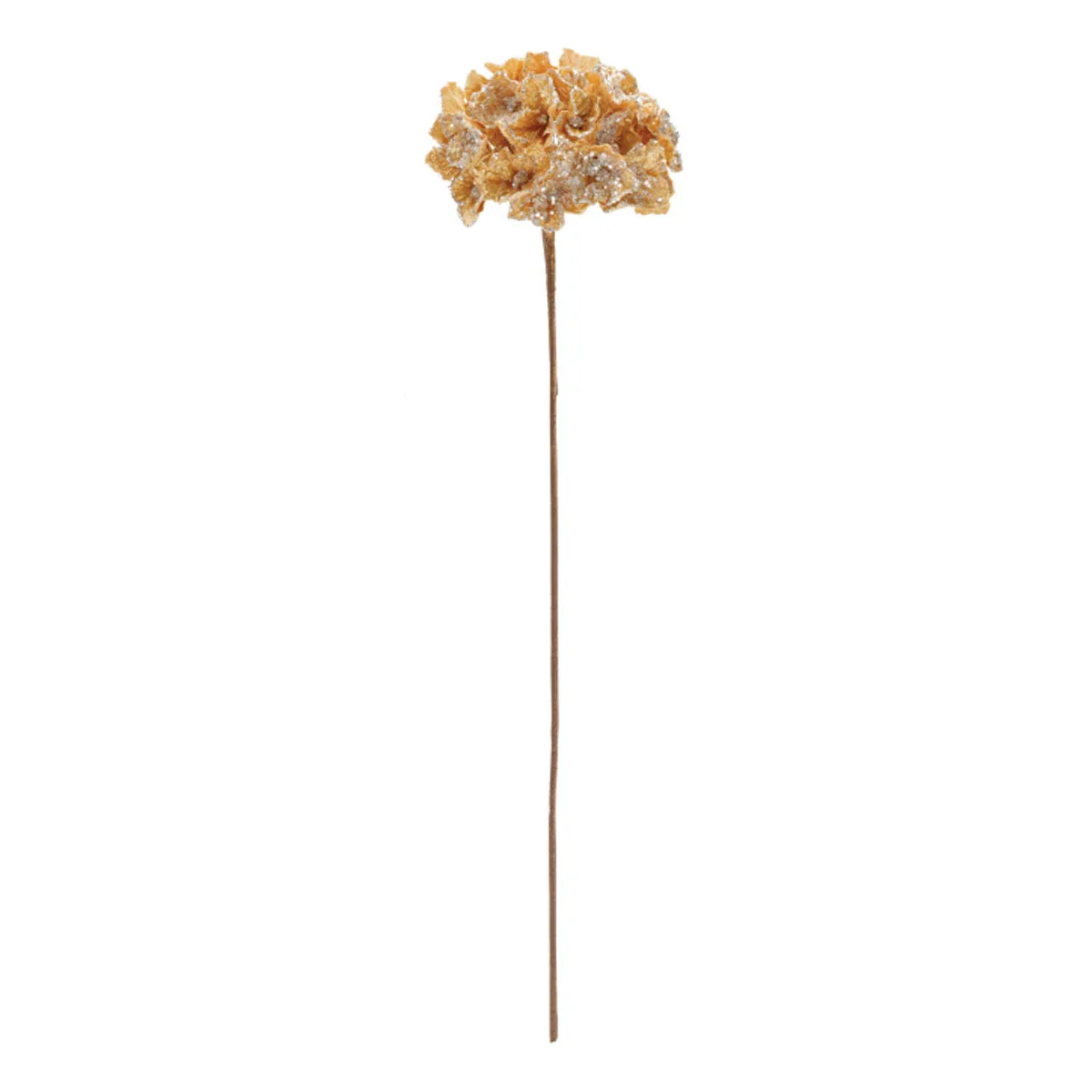 29.5in Gold Hydrangea Stem - Image 2