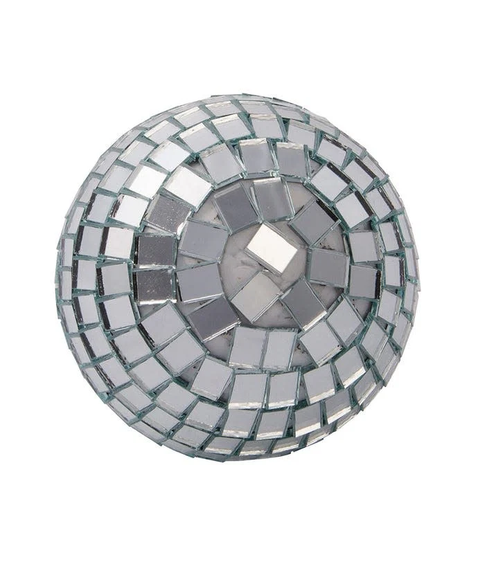 3” Glass Mirrored Disco Ball Ornament - Sold as a Set - Image 4
