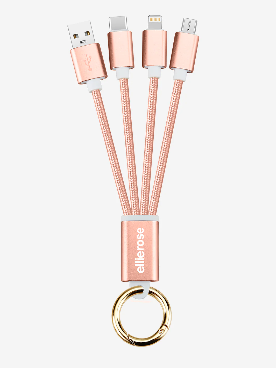 3-in-1 Charging Cable Keychain - Image 11