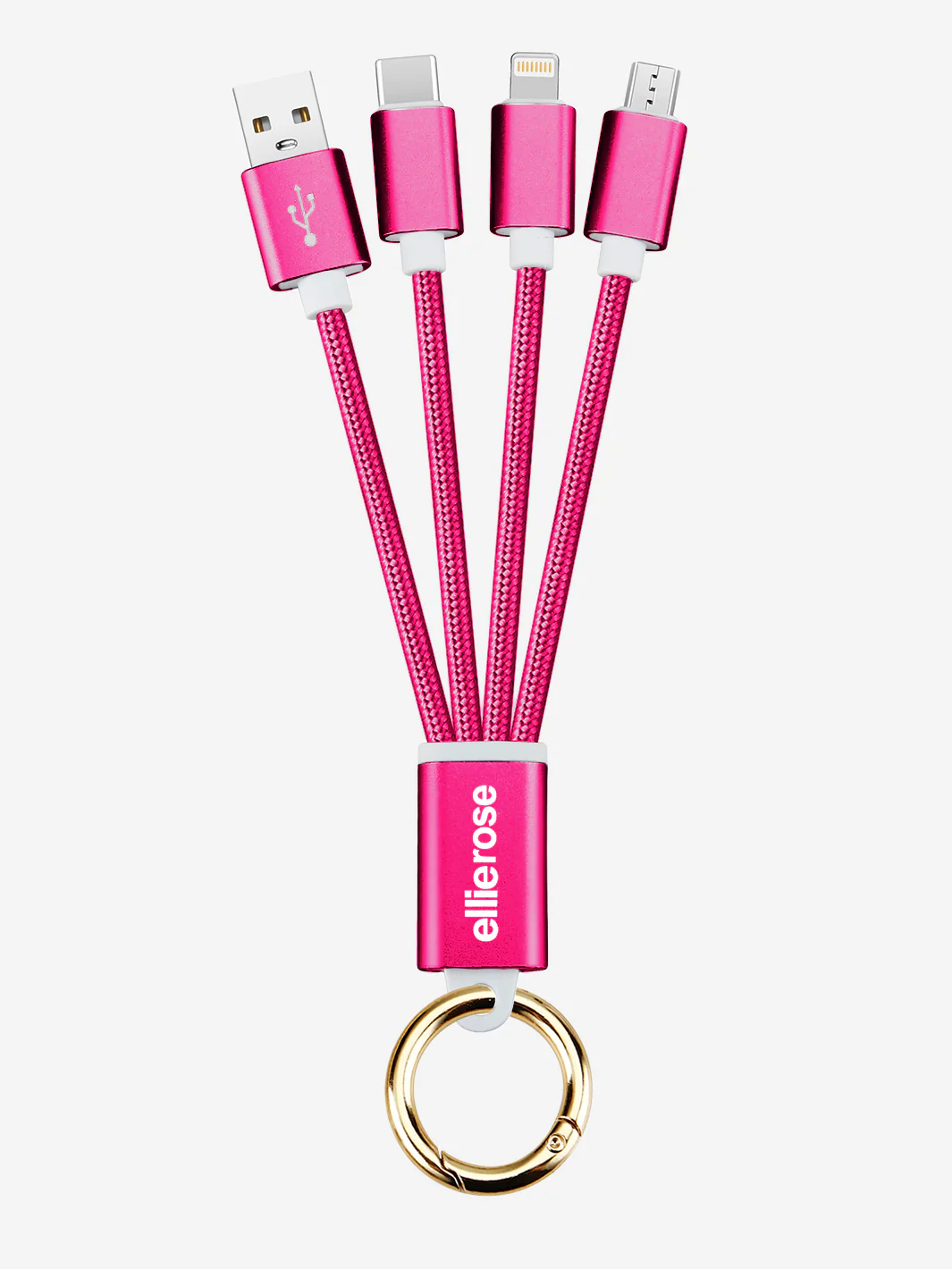 3-in-1 Charging Cable Keychain - Image 6