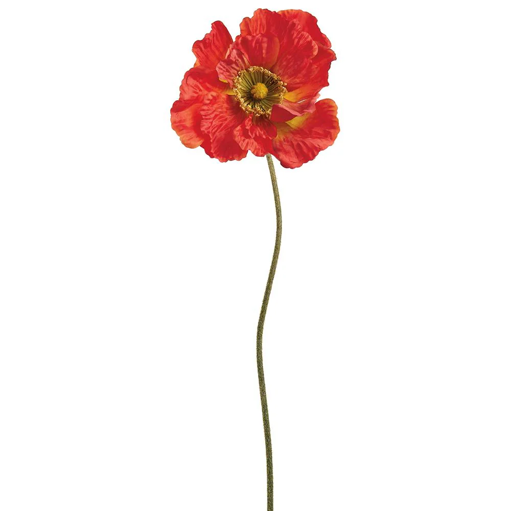 30 Inch Poppy Spray - Image 3