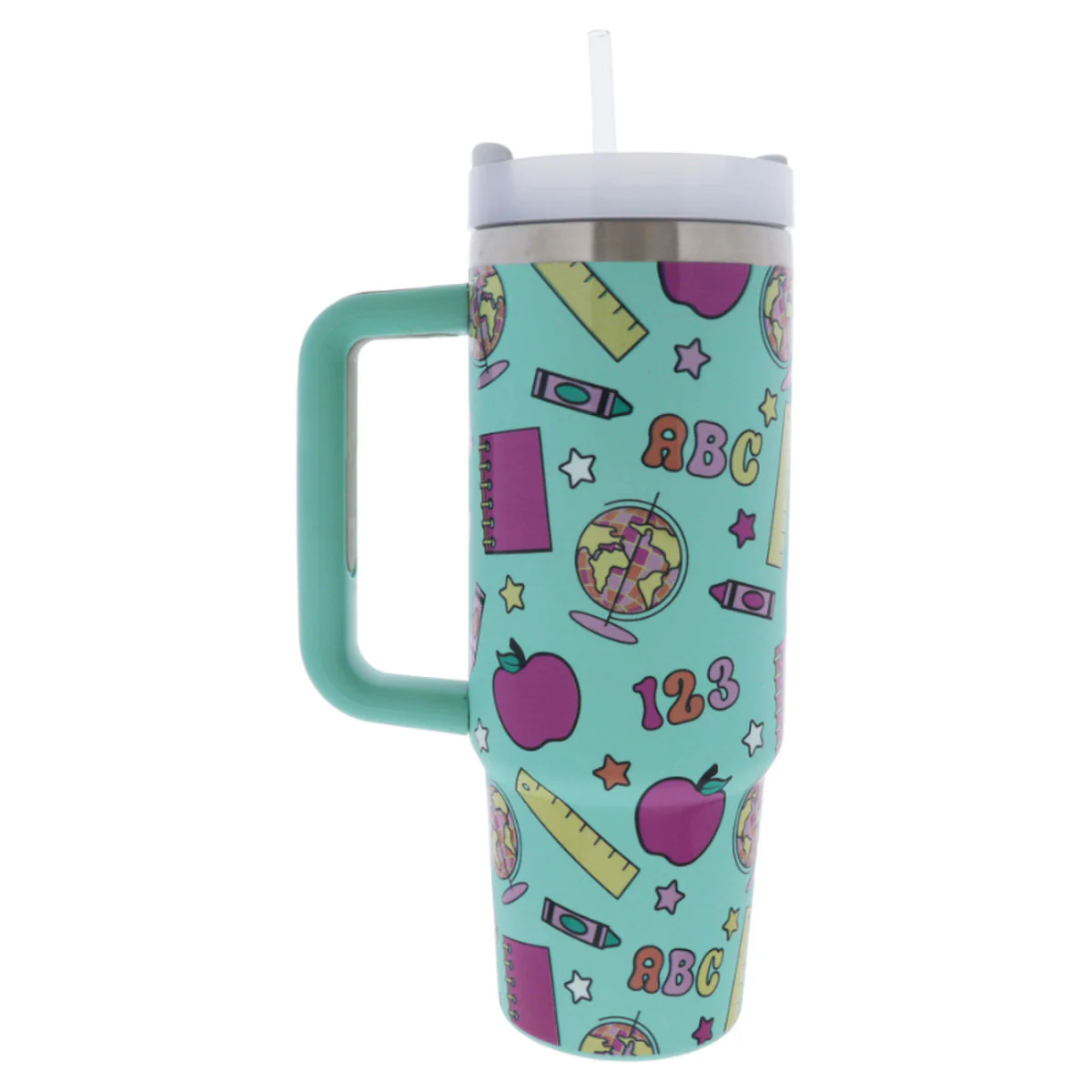 30 Oz. Tumbler With Straw and Handle - Image 7
