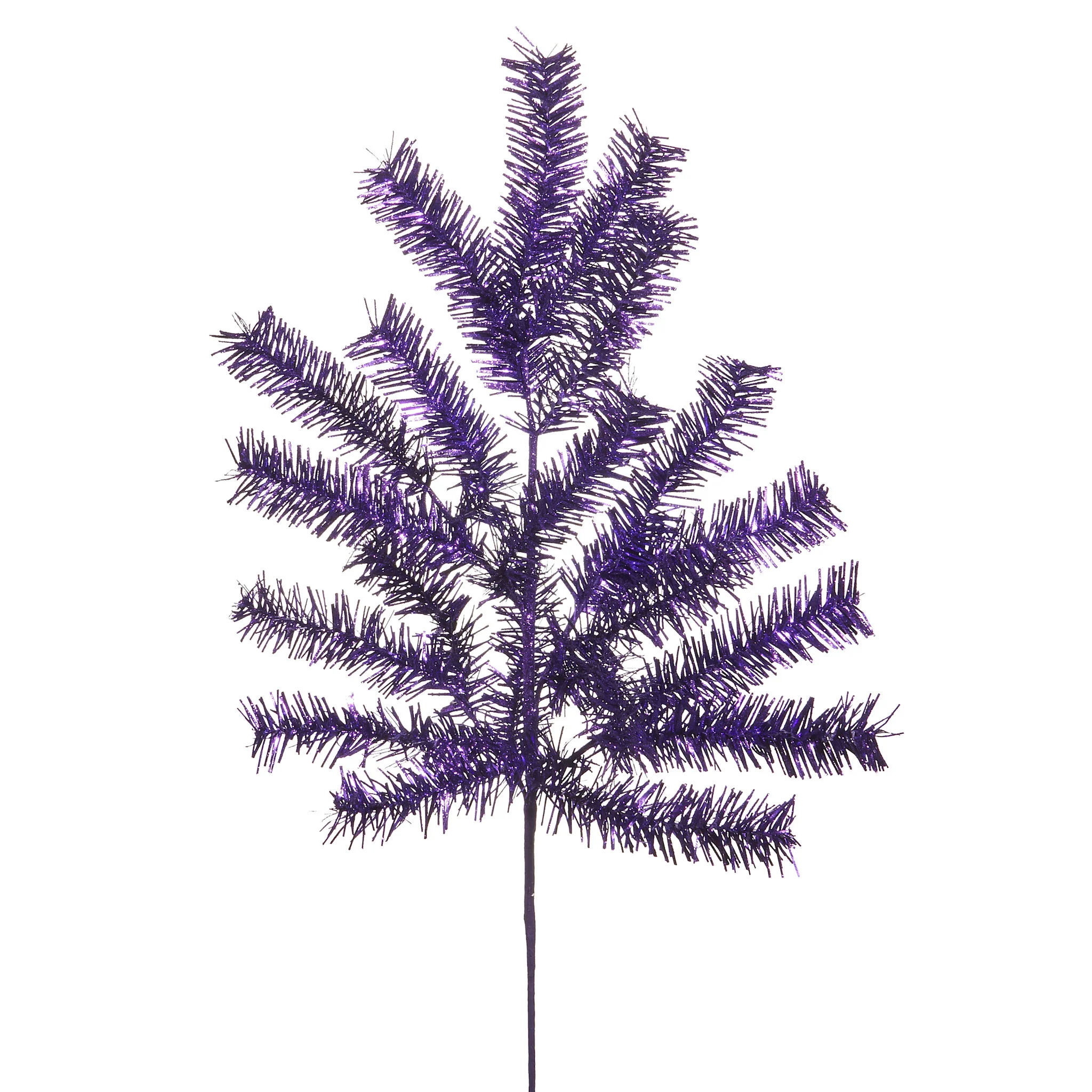 30" Purple Tinsel Spray