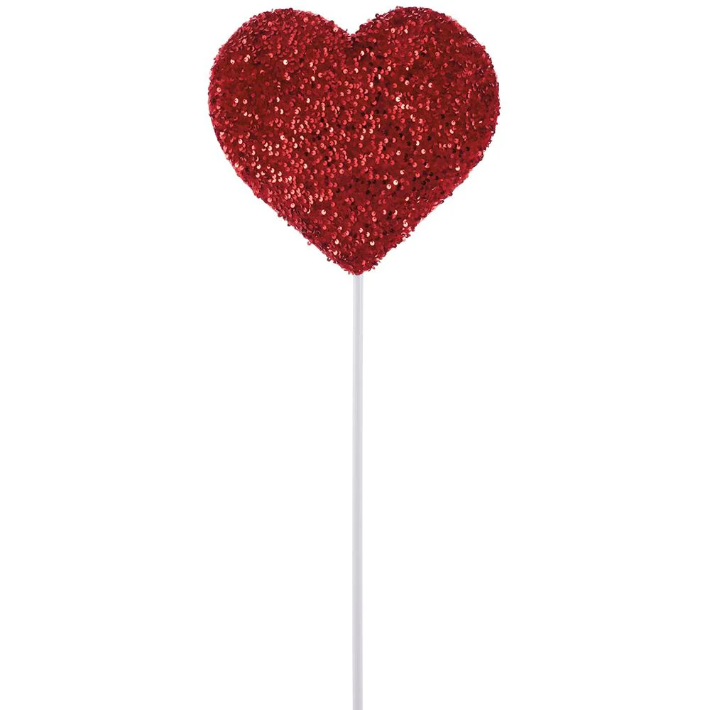 34 Inch Sequin Heart Pick - Image 3