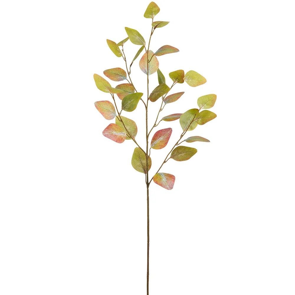 35" Eucalyptus Leaf Spray Green