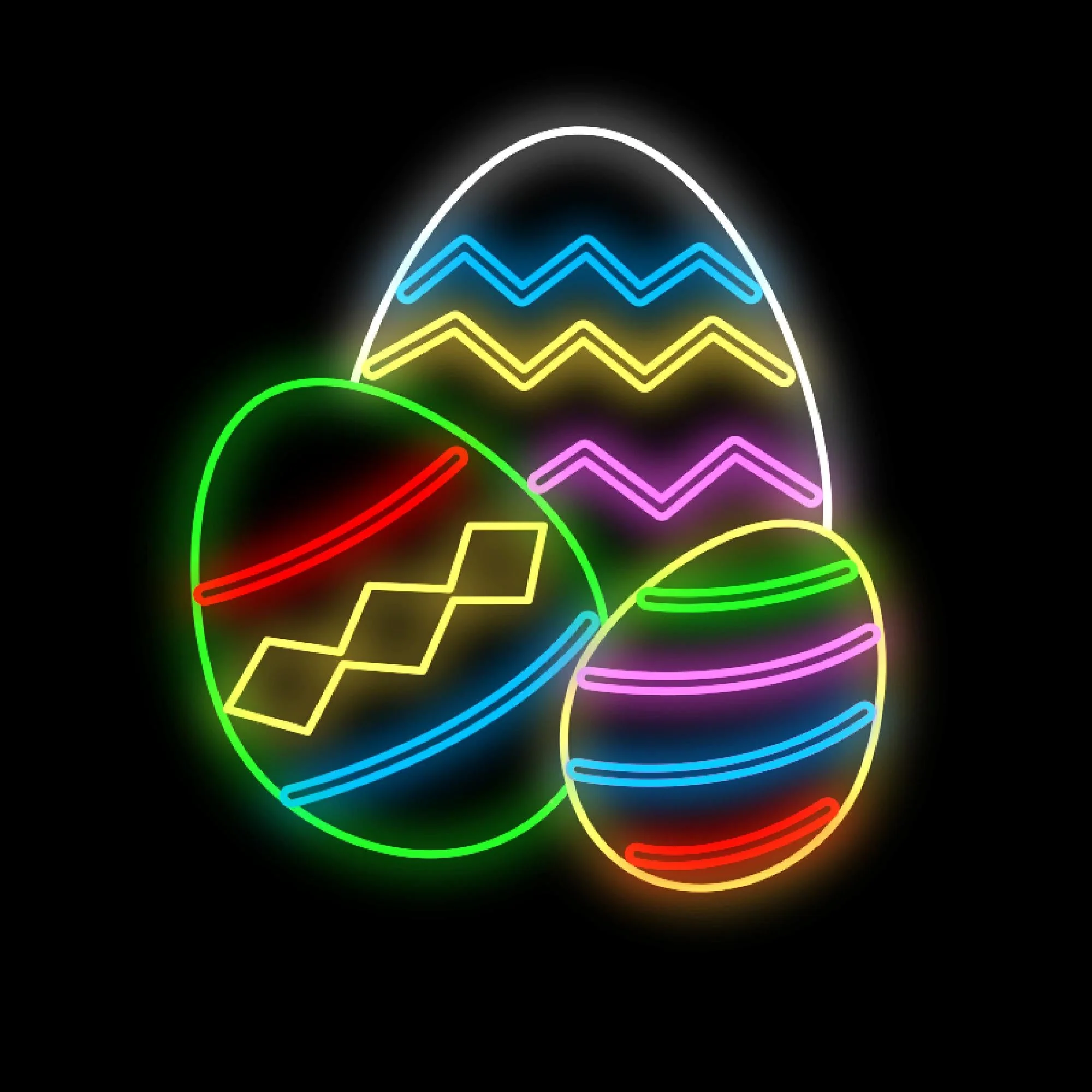 35” Led Outdoor 2D Easter Egg Sign