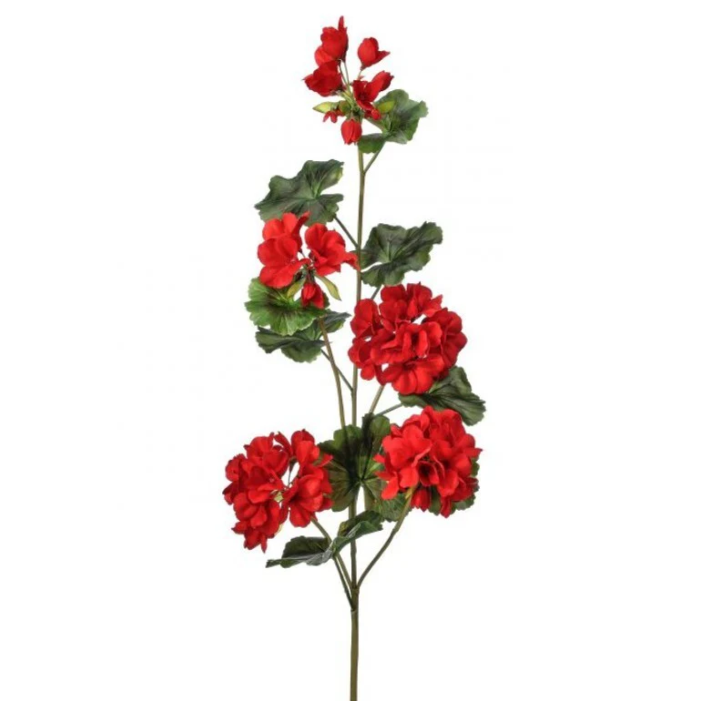36" UV Summer Trailing Geranium Spray - Image 3