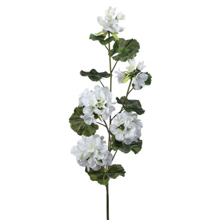 36" UV Summer Trailing Geranium Spray - Image 4