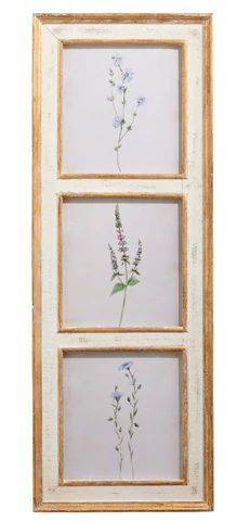 38” Botanical Floral Framed Wall Art - Image 3