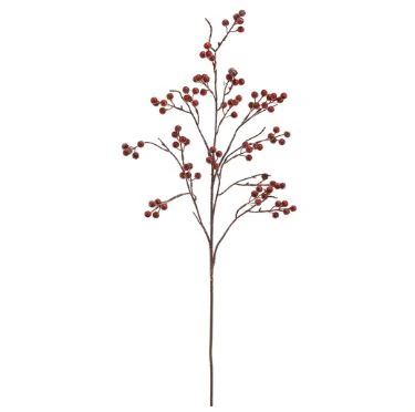 39" Iced Berry Spray Red