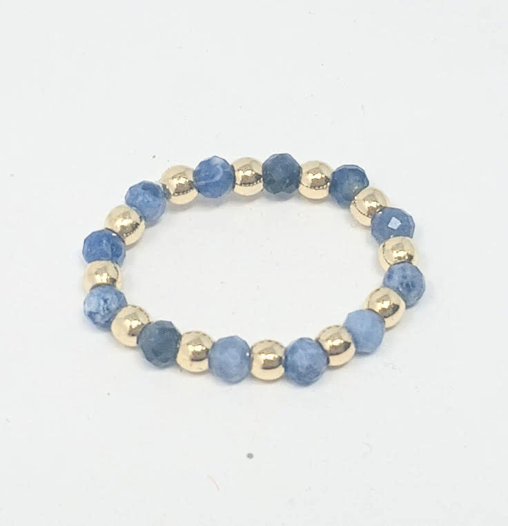 3mm H2O Resistant Gold Ball With Semi-Precious Stones - Image 11