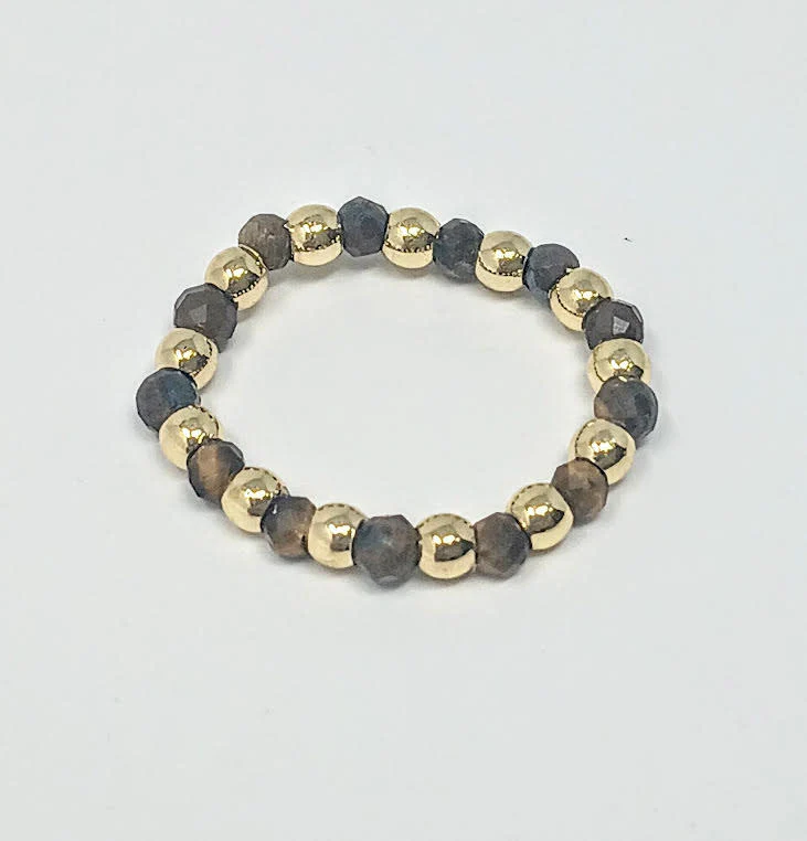 3mm H2O Resistant Gold Ball With Semi-Precious Stones - Image 12
