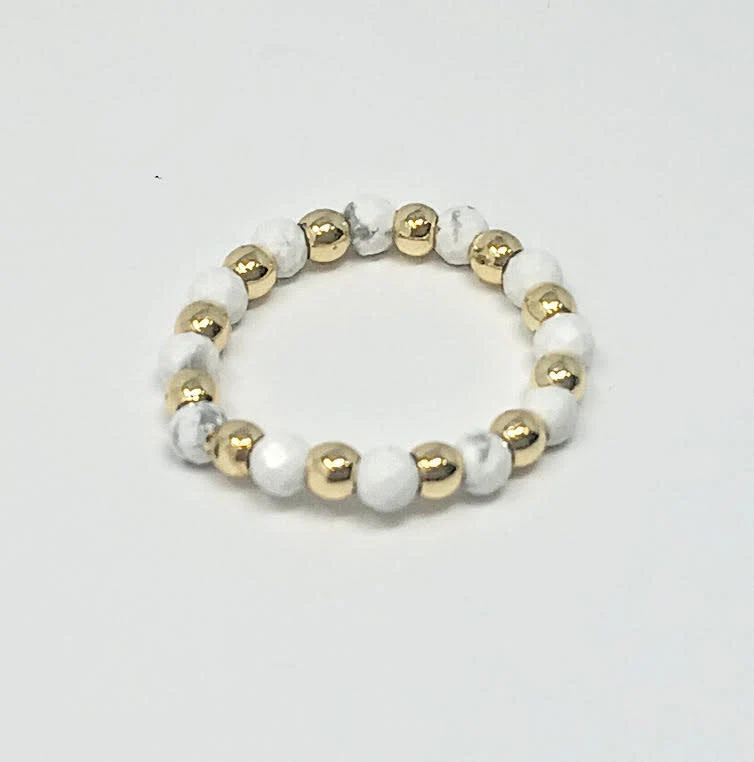 3mm H2O Resistant Gold Ball With Semi-Precious Stones - Image 13