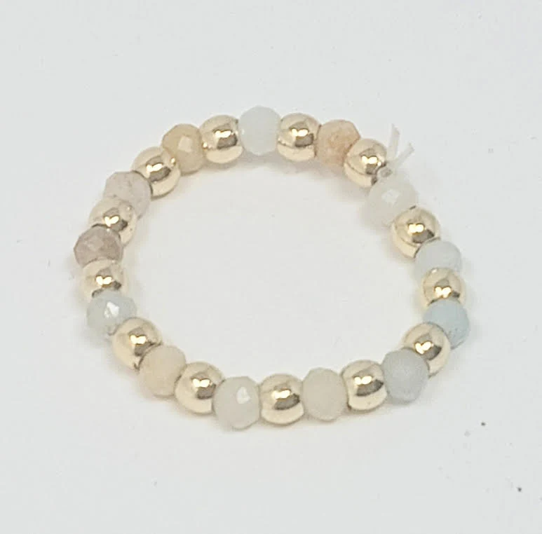 3mm H2O Resistant Gold Ball With Semi-Precious Stones - Image 14