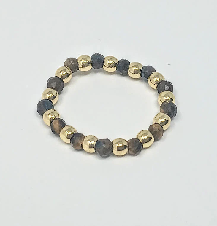 3mm H2O Resistant Gold Ball With Semi-Precious Stones - Image 15