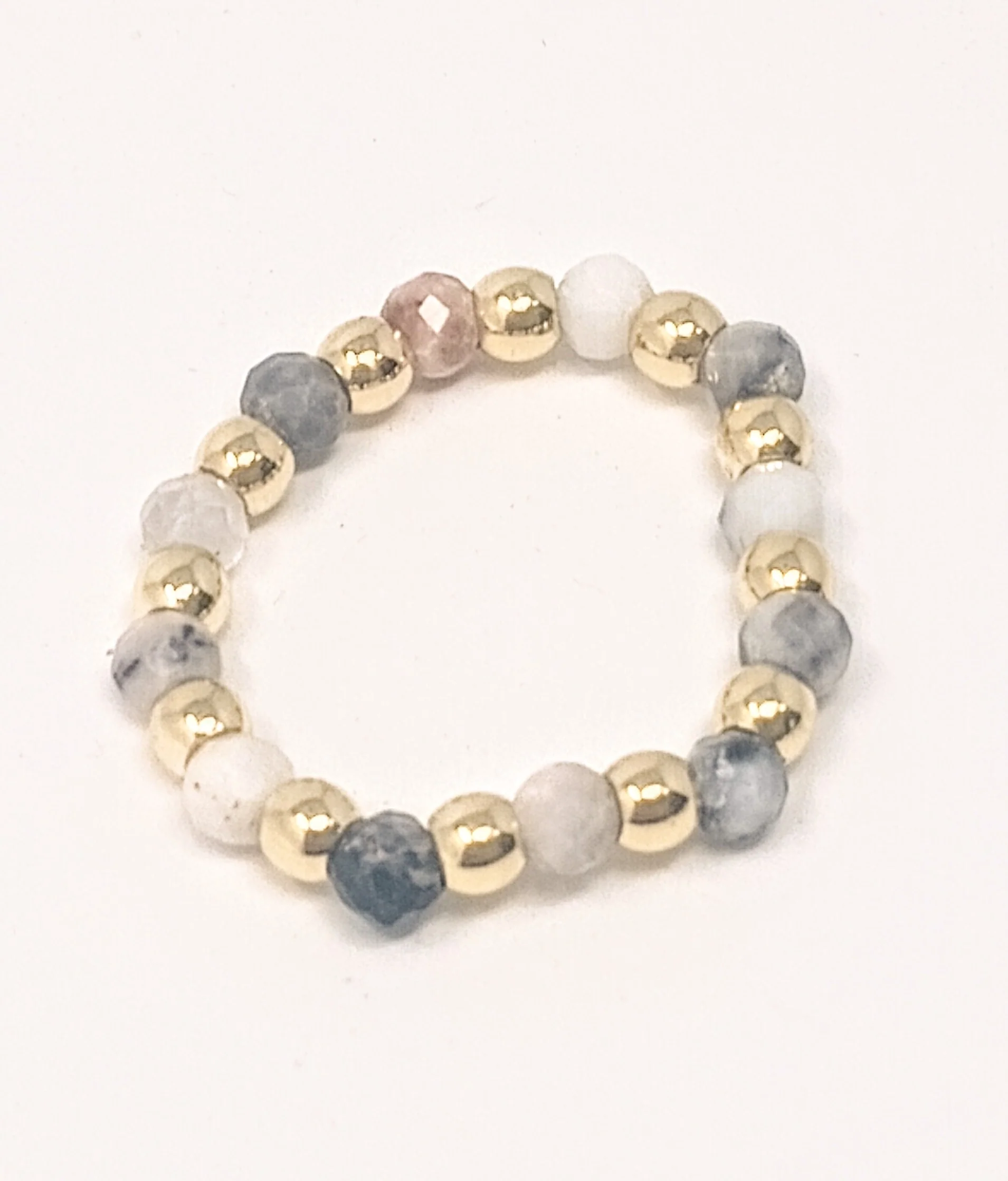 3mm H2O Resistant Gold Ball With Semi-Precious Stones - Image 17