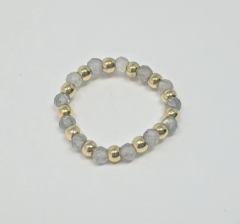 3mm H2O Resistant Gold Ball With Semi-Precious Stones - Image 21