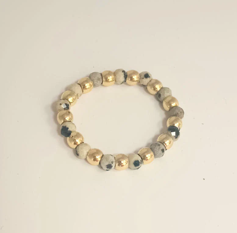 3mm H2O Resistant Gold Ball With Semi-Precious Stones - Image 4