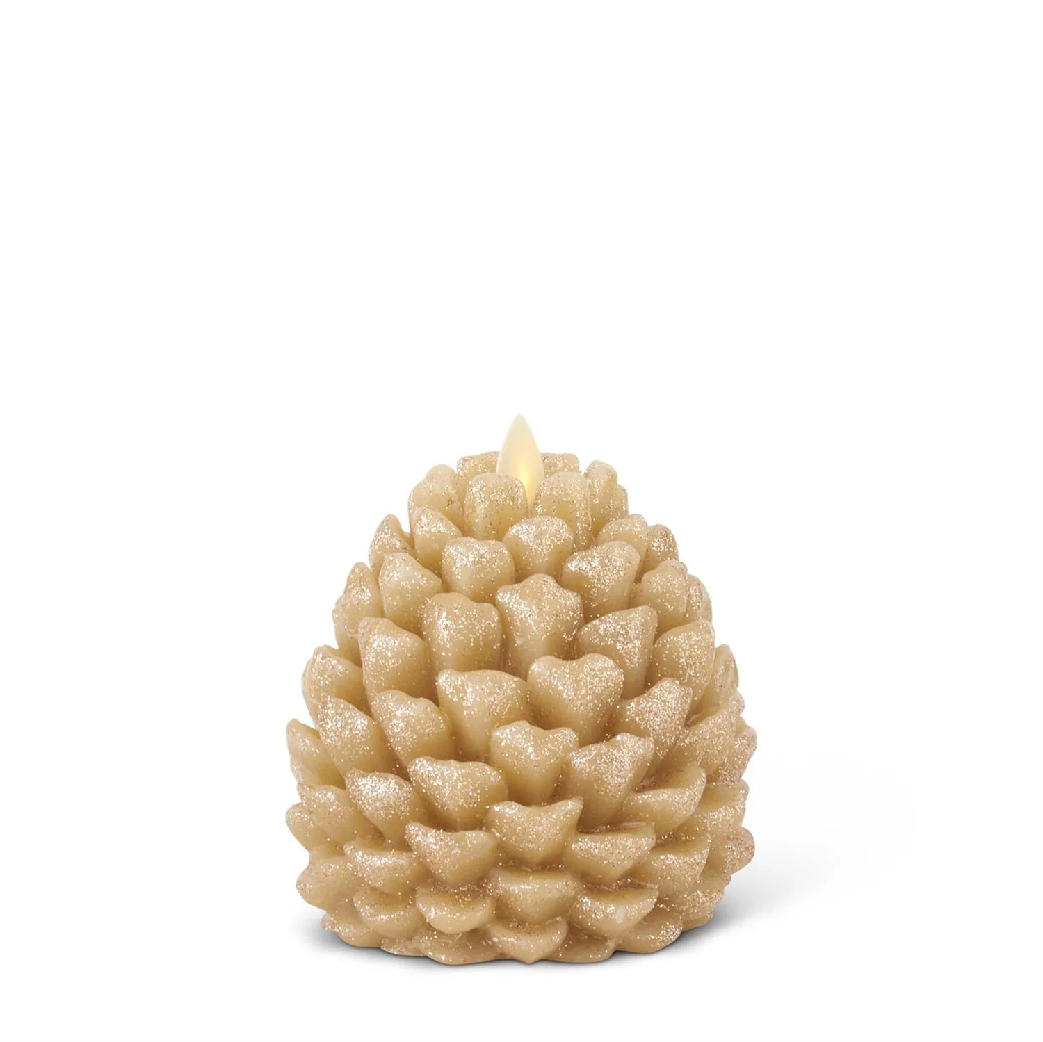 4.5" Pinecone Luminara Indoor Candle - Image 3