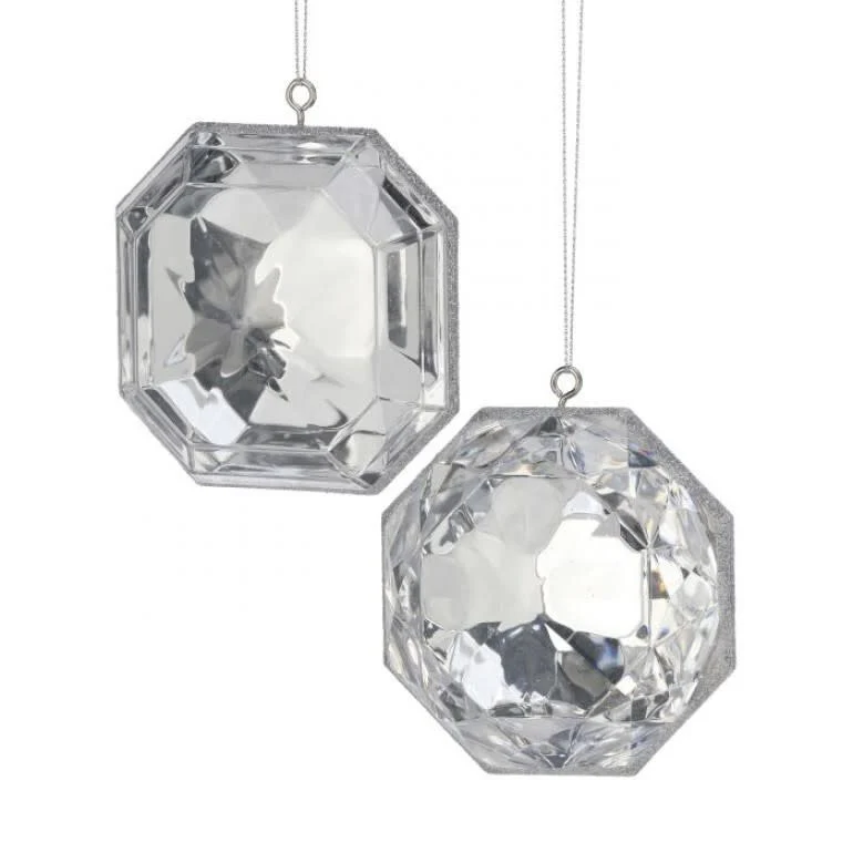 4" Acrylic Precious Gem Ornament