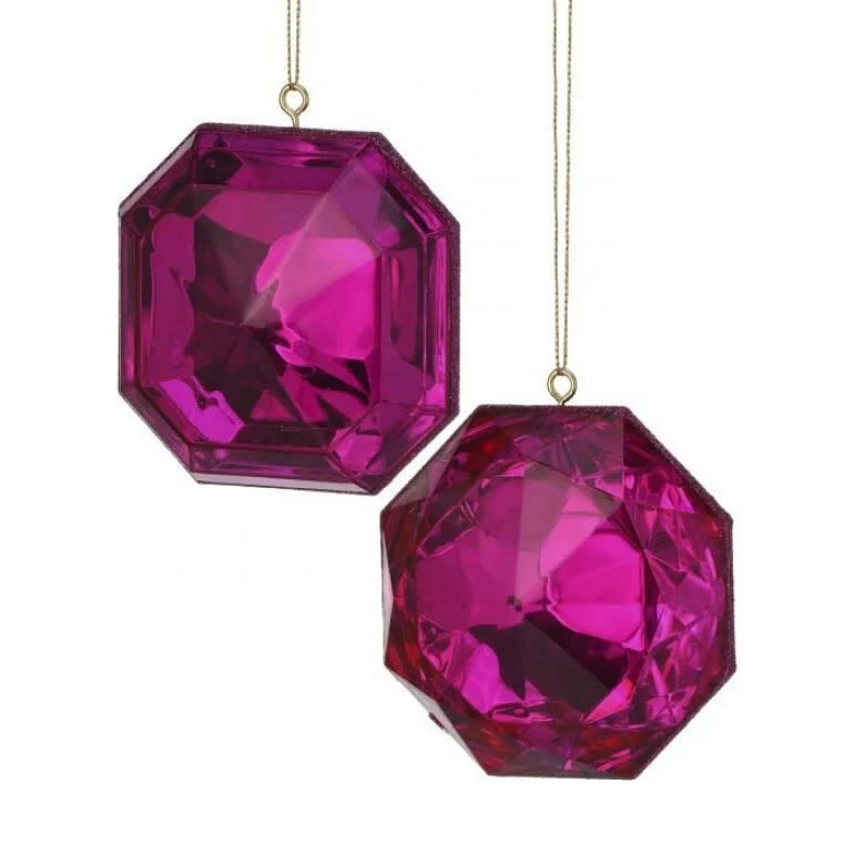 4" Acrylic Precious Gem Ornament - Image 2