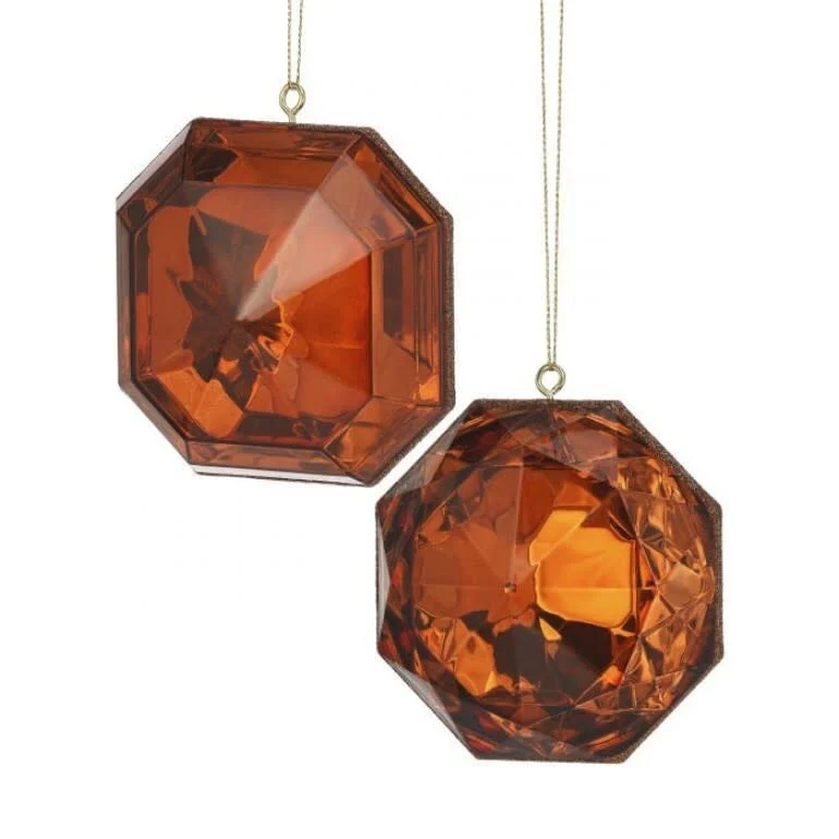 4" Acrylic Precious Gem Ornament - Image 4