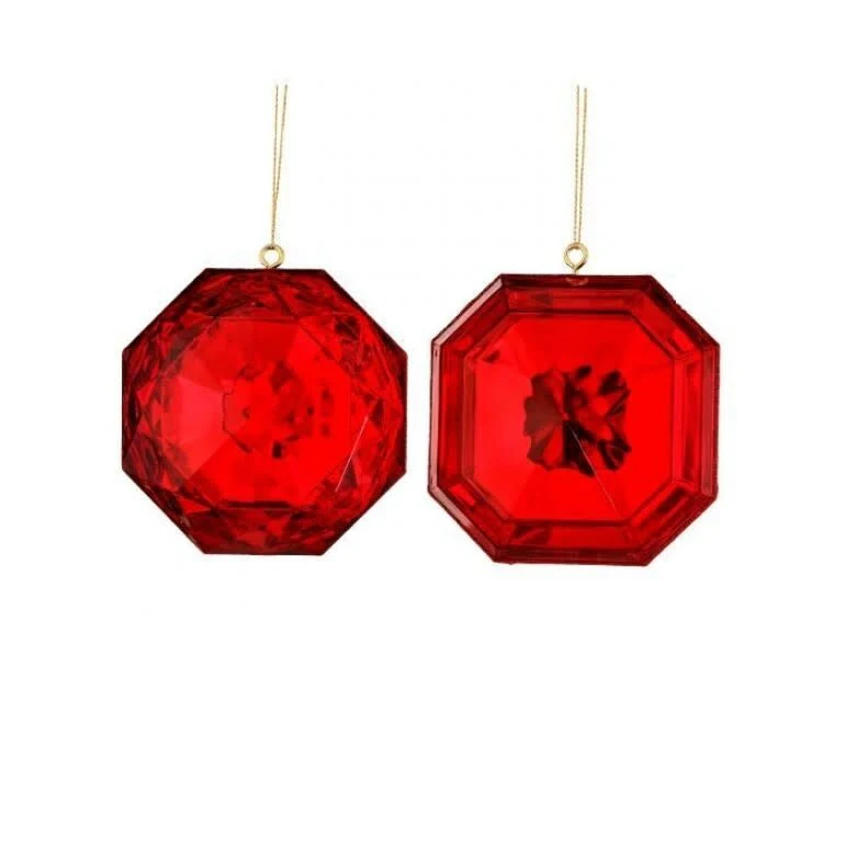 4" Acrylic Precious Gem Ornament - Image 7