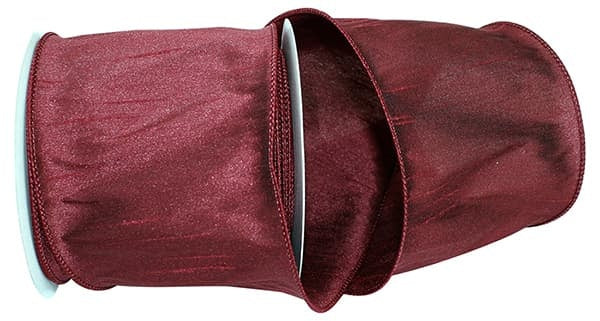4 Inch Dupioni Supreme Wired Edge Ribbon - Image 7