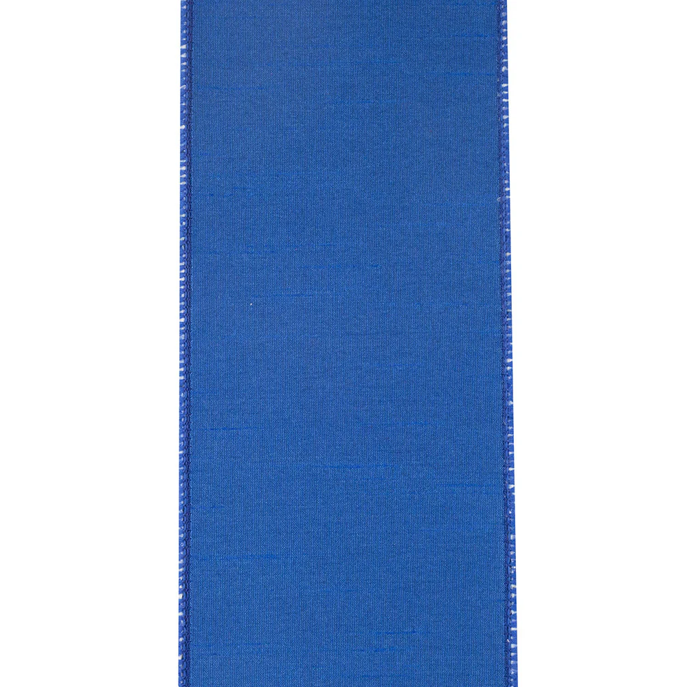 4 Inch Terra Cotta Ceramics Chinoiserie Twill Deluxe Dupioni Backed Wired Edge Ribbon - Image 3