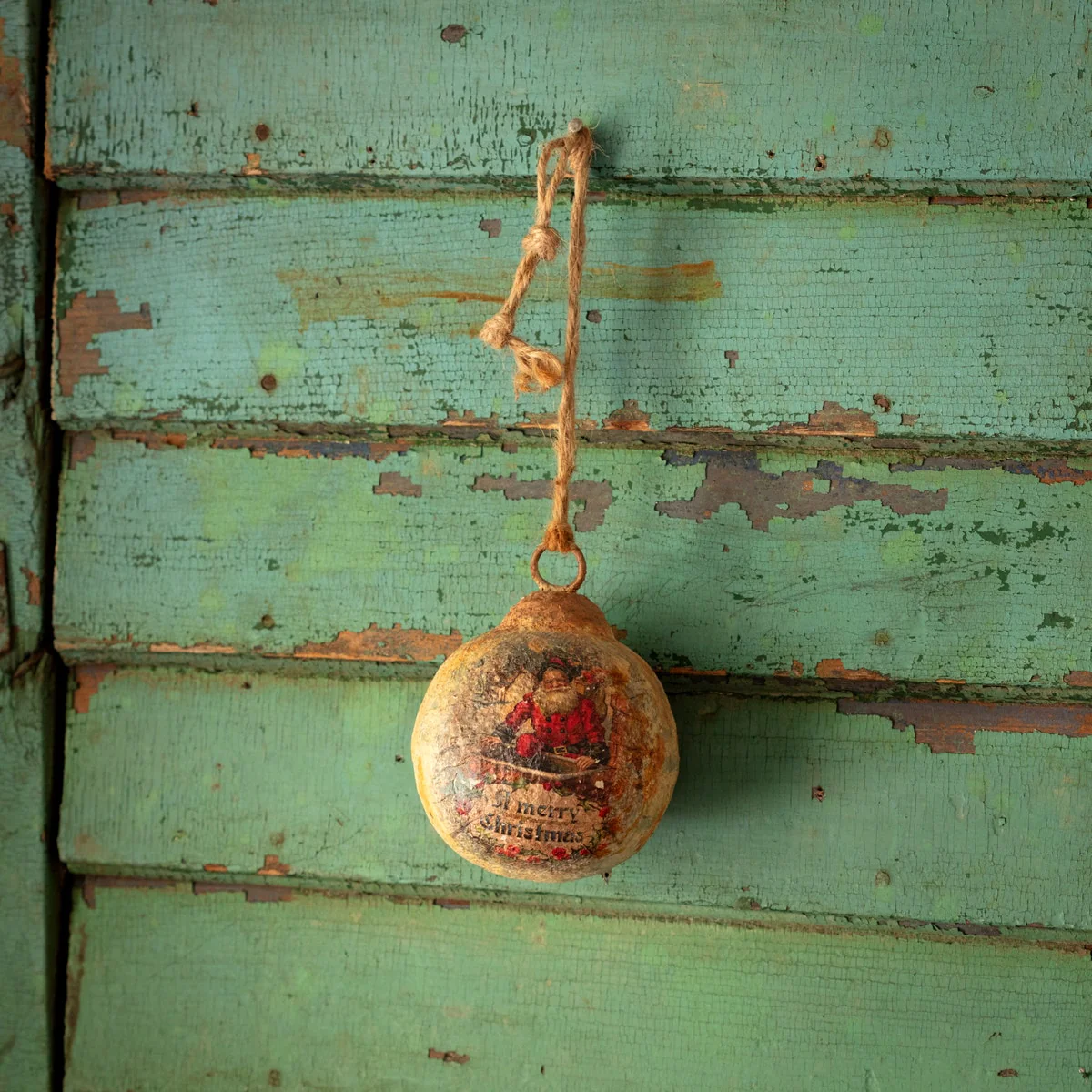 4" Metal Ball Ornament - Image 2