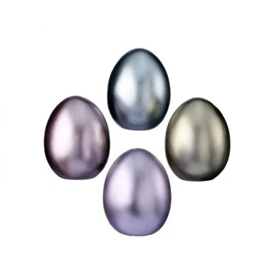 4" Resin Foiled Egg