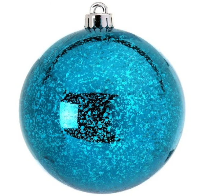 4" Vacuum Plate Mercury Ball Ornament Set of 4 - Image 3
