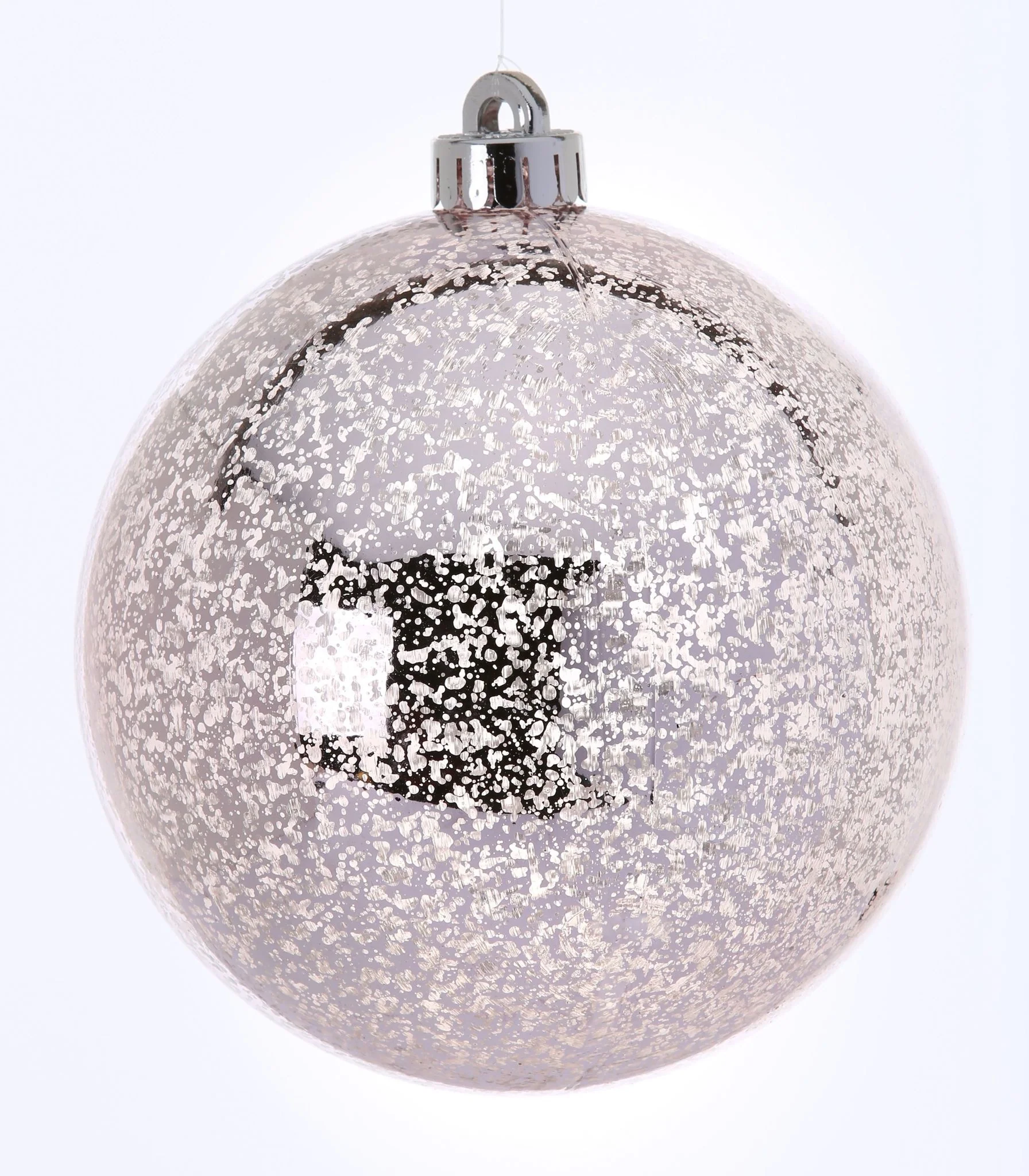 4" Vacuum Plate Mercury Ball Ornament Set of 4 - Image 6