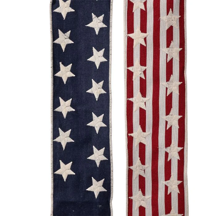 4”x5y Americana Star Ribbon