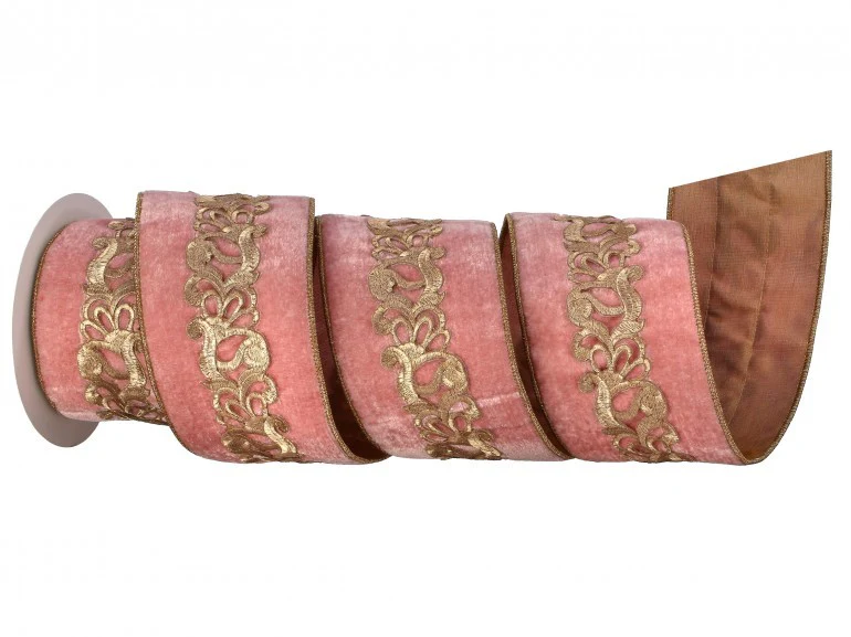 4" X5Y Laser Cut Trim Velour/Tissue Ribbon - Image 3
