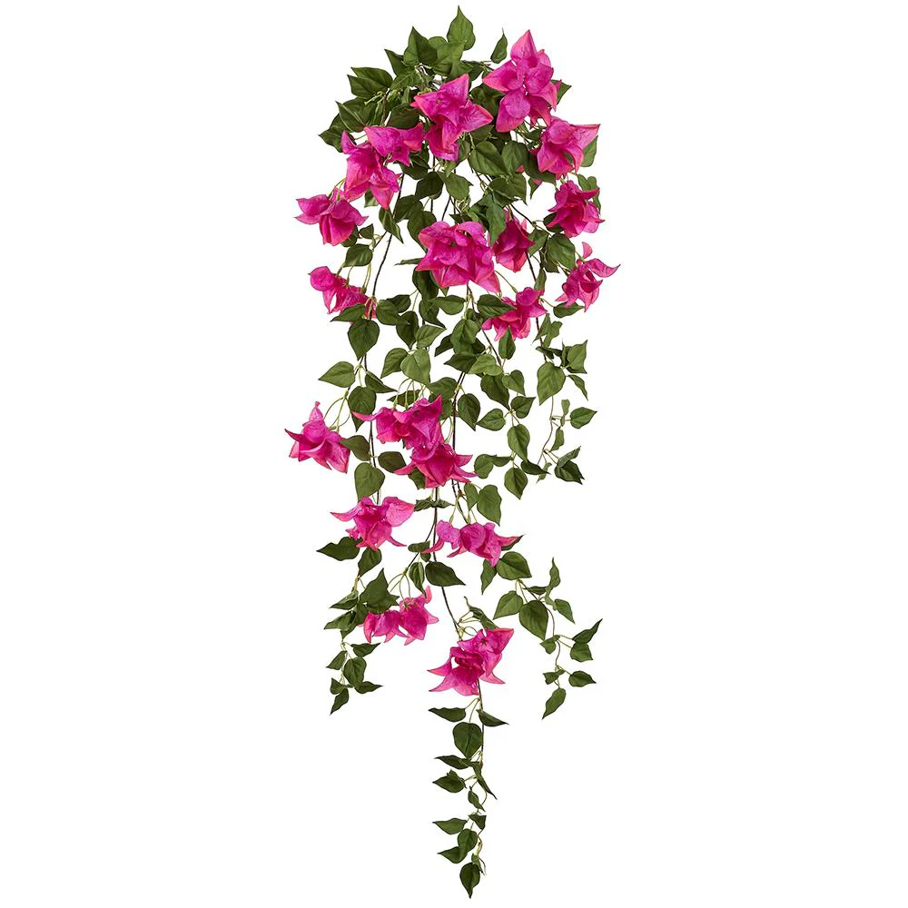 43 Inch Bougainvillea Hanging Bush Fuchsia
