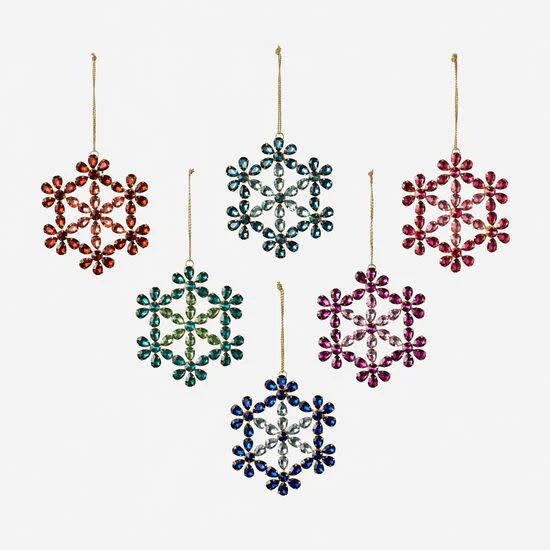 4.5" Snowflake Ornament