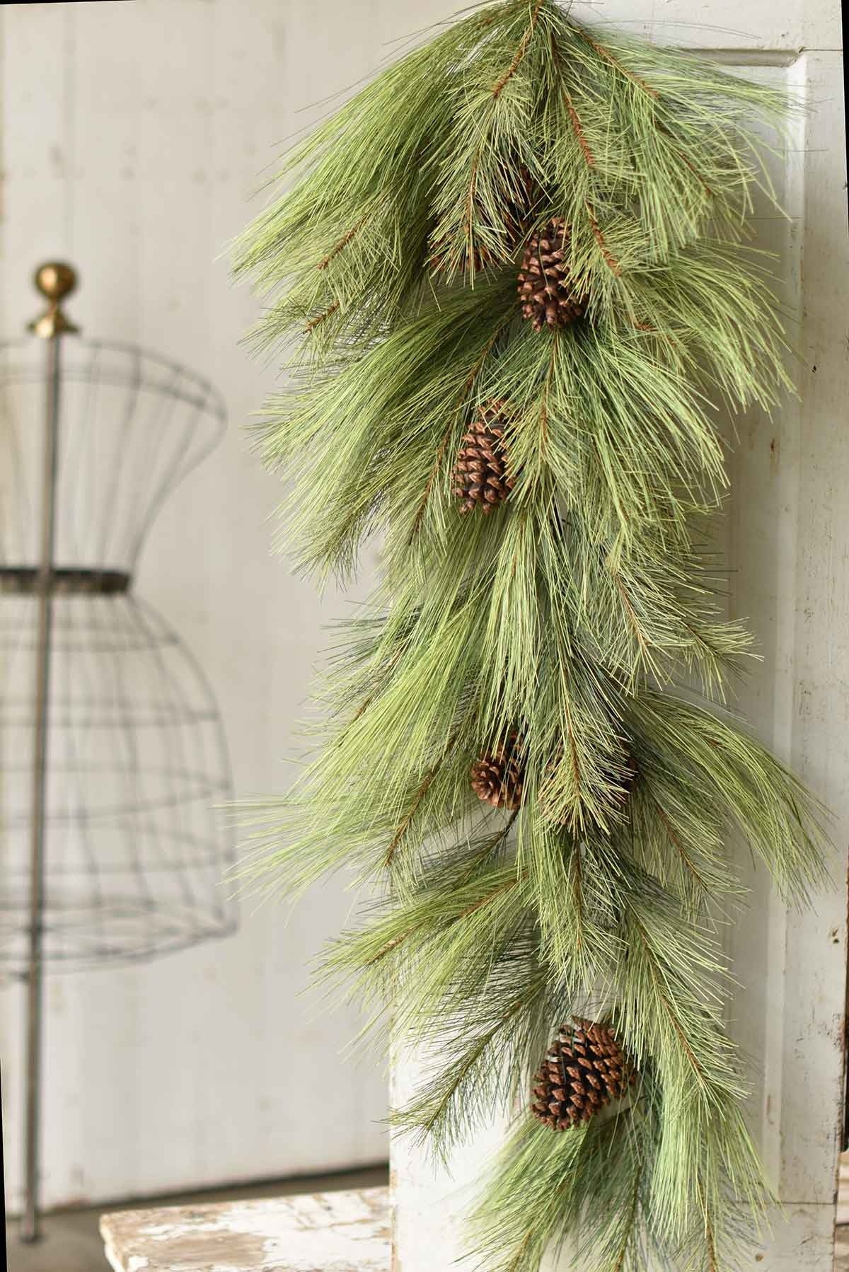 48" Mixed Needle Pine Tear Drop