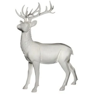 48” Resin Standing Modern Deer