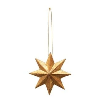 4"H Paper Mache Star with Rays
