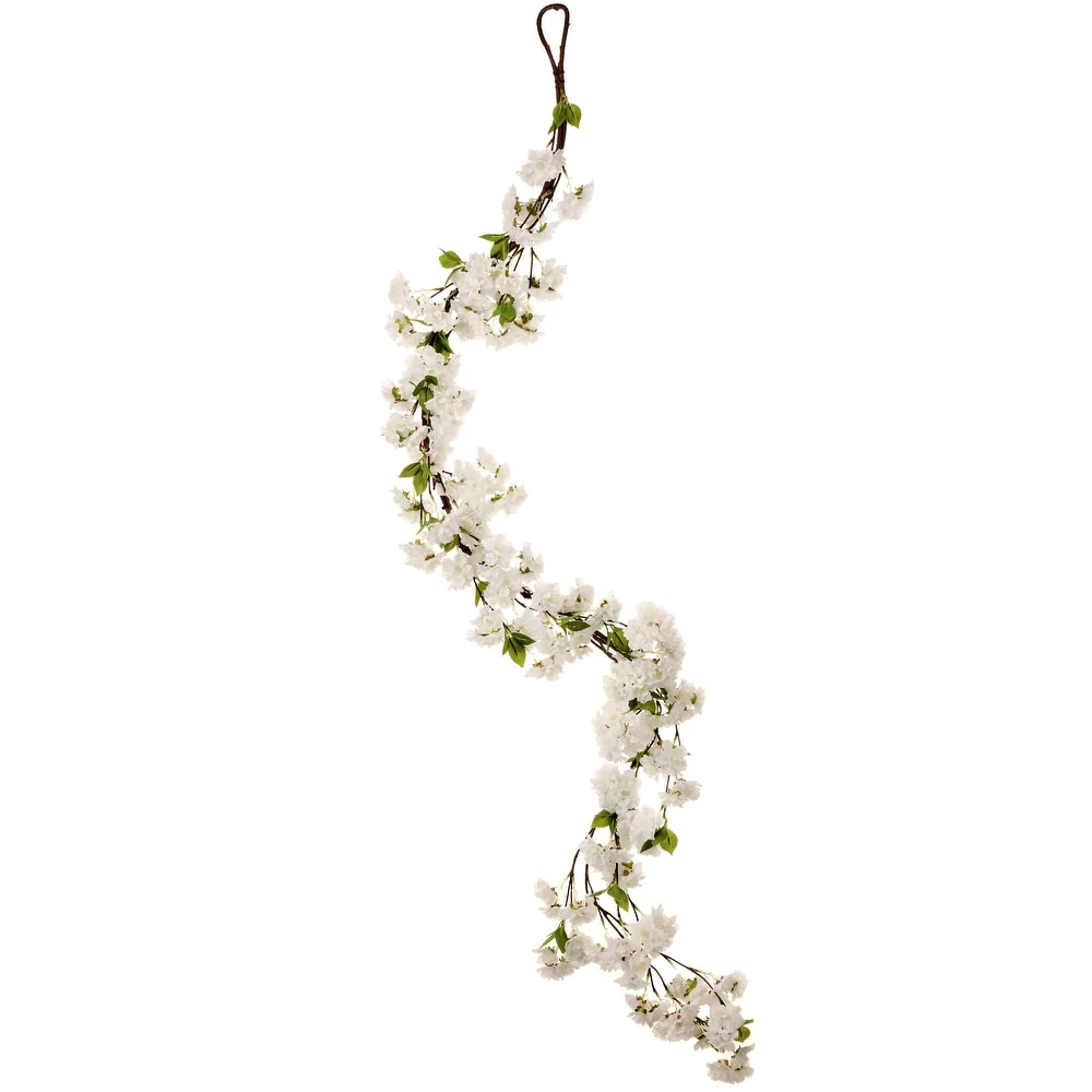 5' Cherry Blossom Garland - Image 3