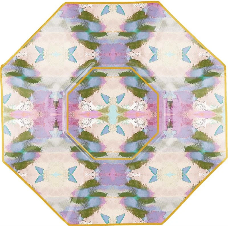 5" Octagonal Decoupage Glass Plate - Image 4
