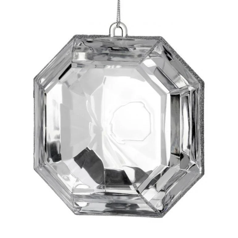 6" Acrylic Square Precious Gem Ornament - Image 22