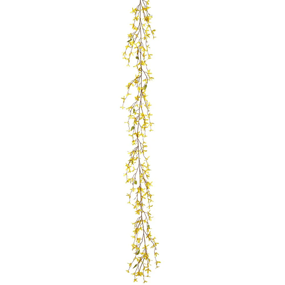 6 Inch  Forsythia Garland  Yellow