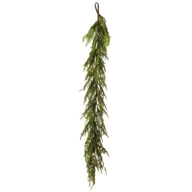 60" LED/BTY/TMR Touch Norfolk Pine Garland