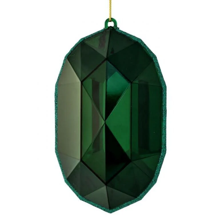 6.5” Acrylic Oval Precious Gem Ornament - Image 3