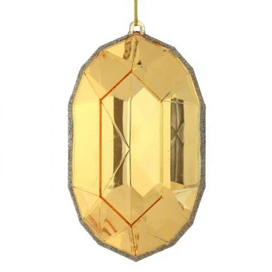6.5” Acrylic Oval Precious Gem Ornament - Image 5
