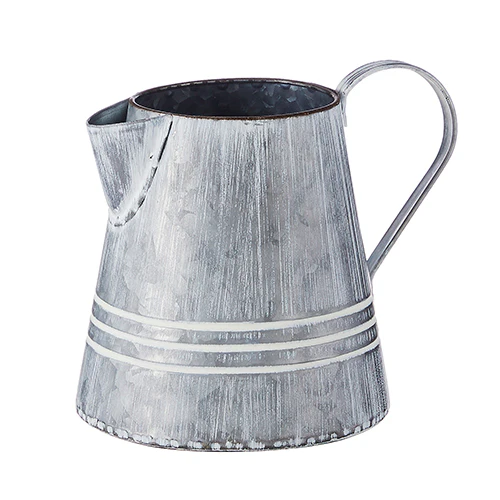 7.25" WHITEWASHED PITCHER